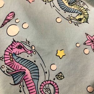 Hell Bunny Seahorse dress ,size small